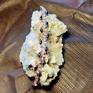 Hematite and Rose Quartz Bracelet